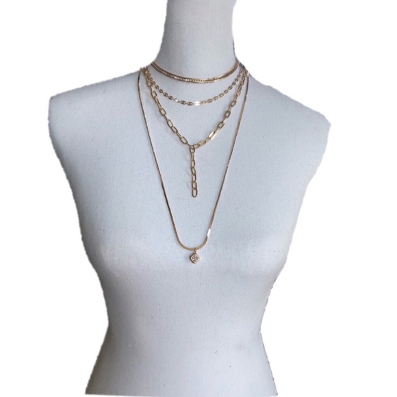 Express Jewelry - 🆕 Express |4 Different Layered Gold Necklace